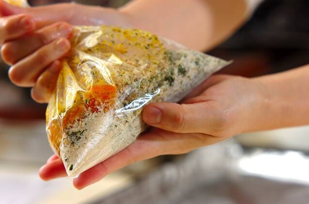 サーモンのマスタードパン粉焼きの作り方の手順3