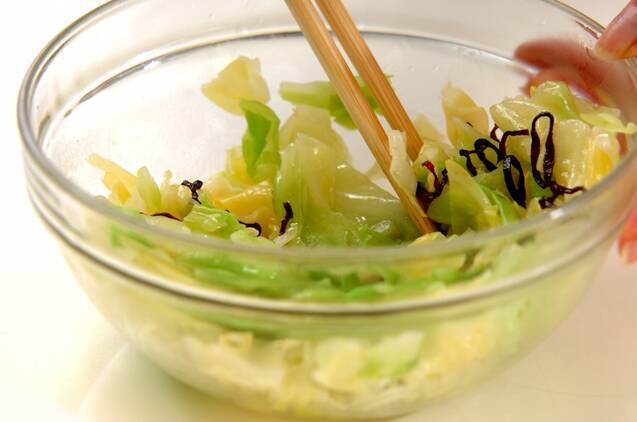 みりん干しチャーハンの作り方の手順5