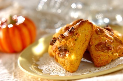 カボチャとクルミのスコーン