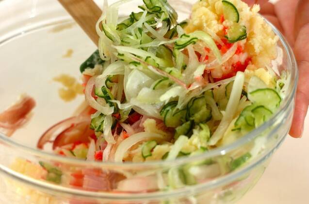 大人のポテトサラダの作り方の手順6