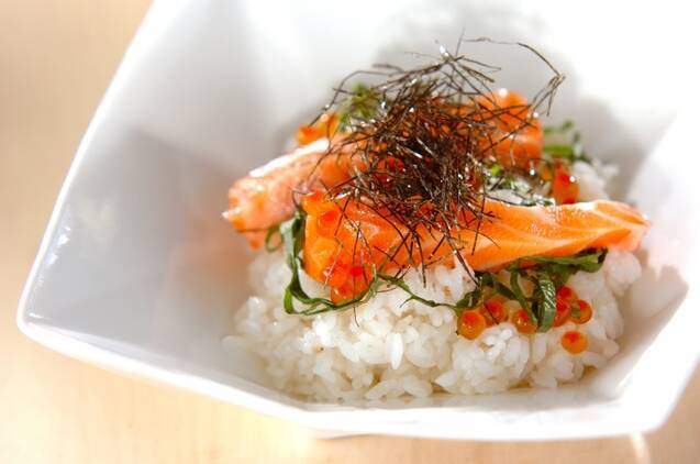 海の親子ちらし寿司