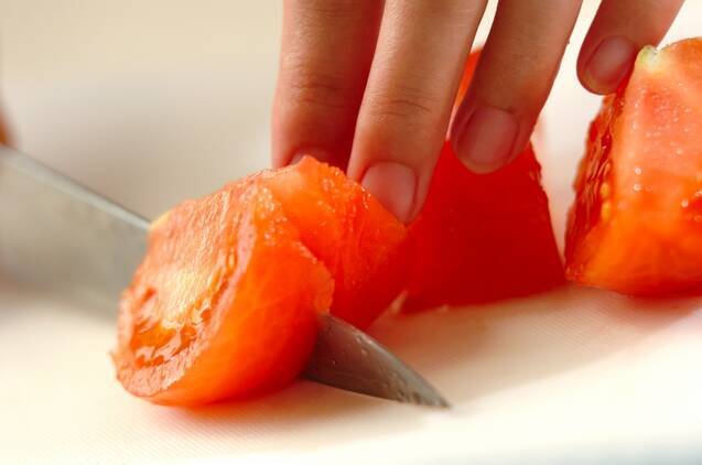 冷やしデザートトマトの作り方の手順3