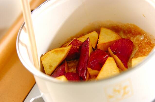 ほっくり大学芋の作り方の手順4