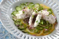 ハモの冷たいサラダ　レモン・ドレッシング