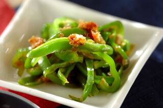 ピーマンのおかか炒め