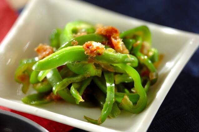 ピーマンのおかか炒め