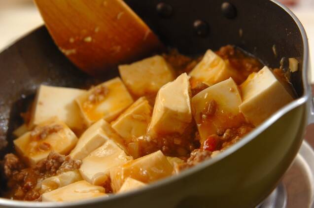 麻婆豆腐の作り方の手順6