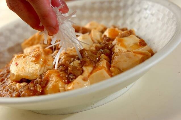 麻婆豆腐の作り方の手順7