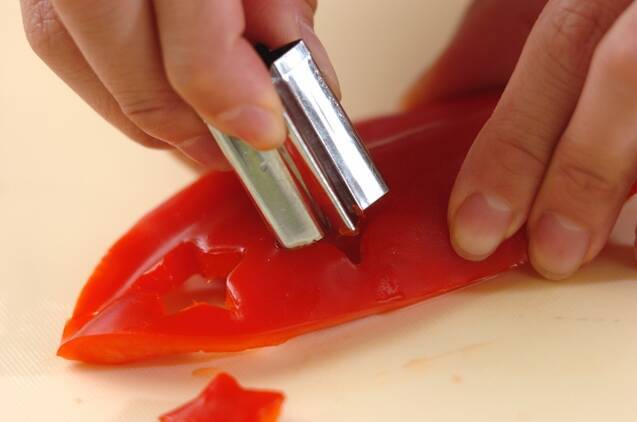 サラダ素麺の作り方の手順1