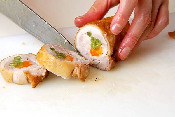 チキンロールの甘辛煮の作り方の手順9