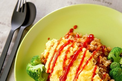 秋のオムライス