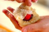 キヌア入りイチゴ大福の作り方3