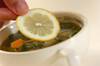 モロヘイヤとニンニクのスープの作り方の手順6