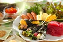 いろいろ手巻き寿司