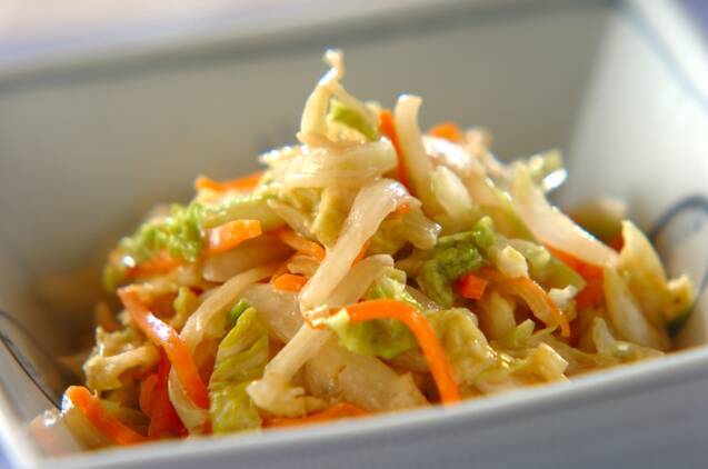 白菜ゴマポン酢和え