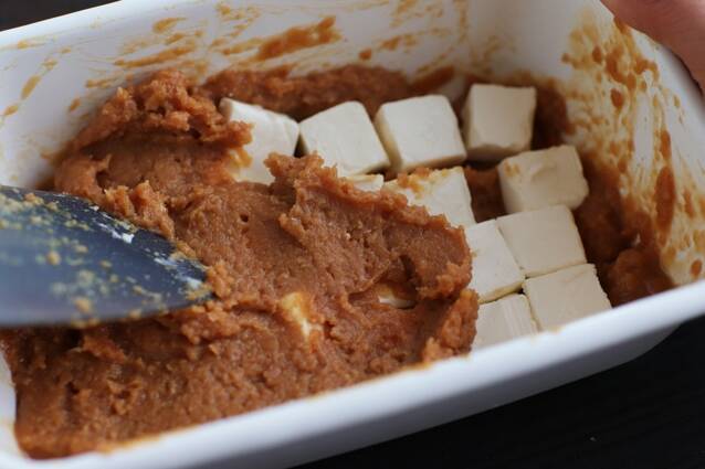 味噌漬けクリームチーズの作り方の手順2