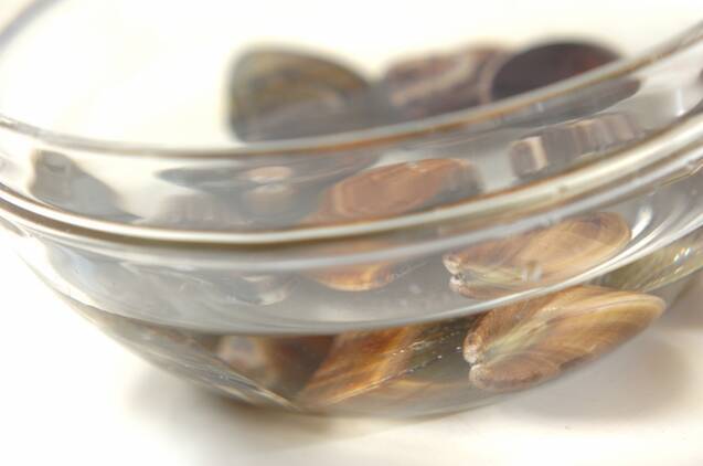 ハマグリのお吸い物の作り方の手順2