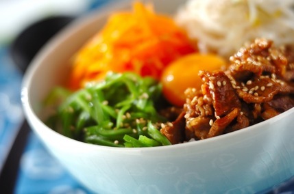 ごま油香る 牛肉とナムルのやみつき丼 by松崎 恵理さん