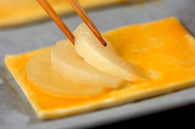 栄養たっぷり！梨のパイ 冷凍パイシートで簡単 by杉本 亜希子さんの作り方の手順4