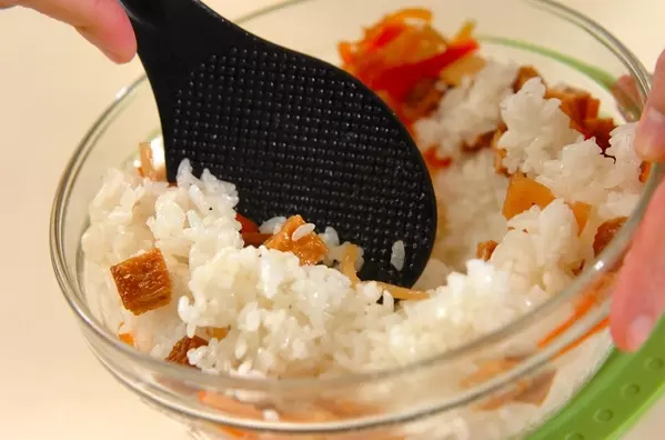 包まないいなり寿司の作り方1