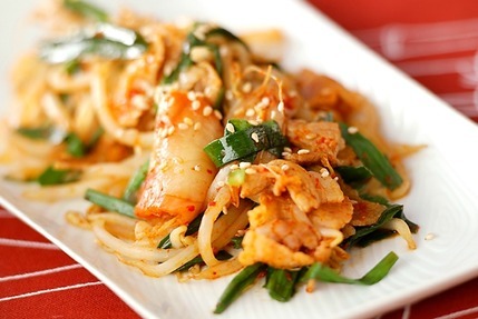 豚肉のキムチ炒め