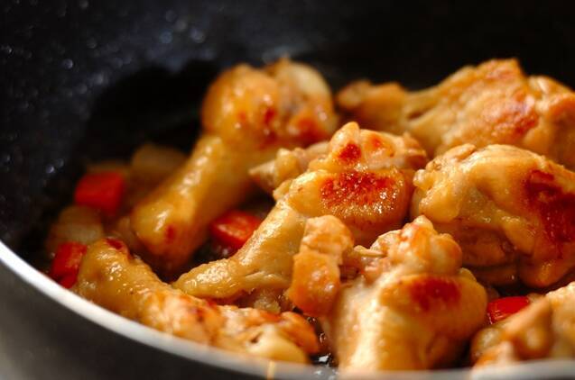 手羽元のリンゴジュース煮の作り方の手順6