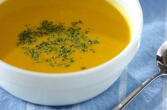 こっくり甘い！カボチャのポタージュスープ