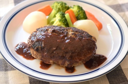 焼き鳥のレバーで！　レバー入り濃厚ハンバーグ