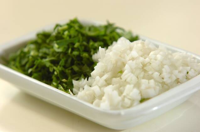 炊飯器で七草粥（七草がゆ）の作り方の手順2