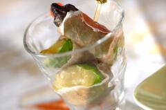 焼きナスの生ハム巻き