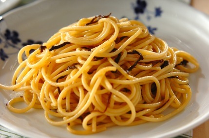 塩昆布バタースパゲティー