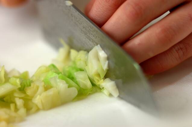 春キャベツのスコップコロッケの作り方の手順1