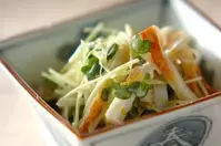 ネギとちくわのユズ風味マヨネーズ和え