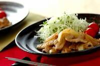 乳酸菌で旨みアップ、豚のショウガ焼き