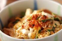 豆腐入り親子丼