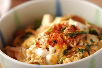 豆腐入り親子丼