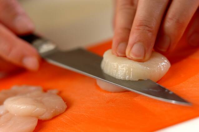 さっぱり！トマトとホタテの冷製カッペリーニの作り方の手順1