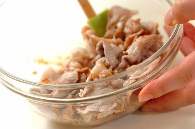 梅の豚しゃぶ素麺の作り方の手順3