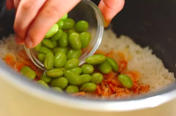 桜エビとショウガのご飯の作り方2