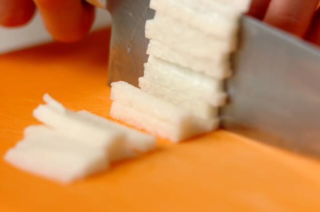 長芋の梅ダレ和えの作り方の手順3