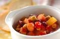 ミックスビーンズとソーセージのトマト煮