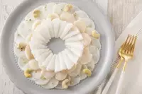 カブとホタテのホワイトリースサラダ