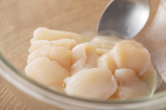 カブとホタテのホワイトリースサラダの作り方の手順3