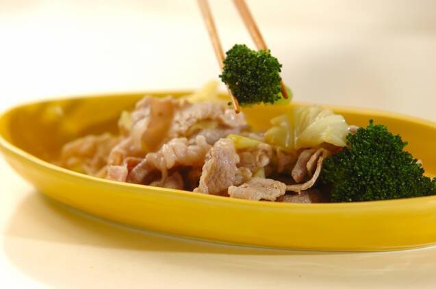 豚しゃぶ温野菜サラダの作り方の手順5