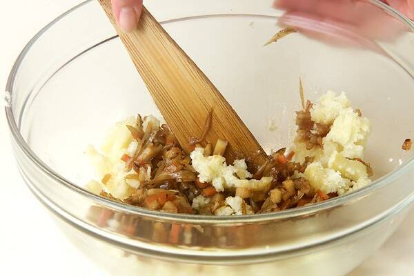 野菜の和風コロッケの作り方の手順7