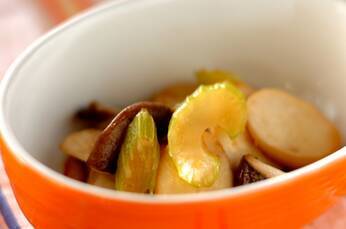 セロリとエリンギのサッと炒め