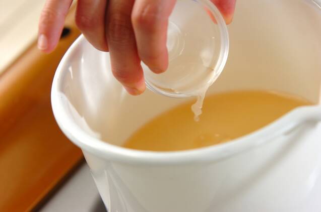 梅酒ゼリーの作り方の手順2