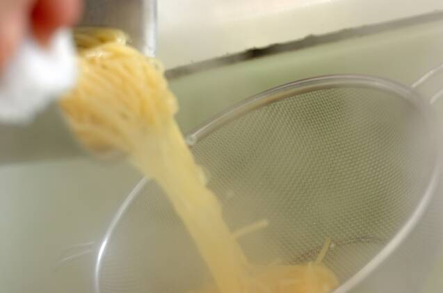 失敗しないフレッシュトマトとツナのスパゲティーの作り方の手順4