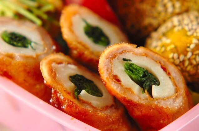 豚肉のちくわ巻き