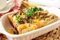 ダブルきのこのクロックムッシュ